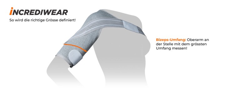 Hier sehen Sie das Produkt Shoulder Brace | grau  aus der Kategorie Entzündungshemmende Regenerationsbandagen. Ein Artikel erhältlich bei MTR Equipments.
