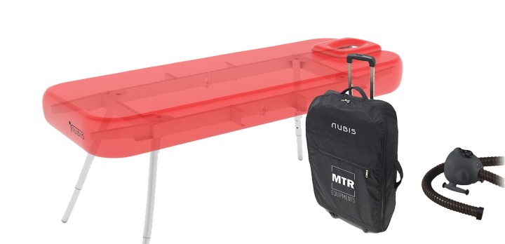 Hier sehen Sie das Produkt Nubis XL - tragbare, extralange Physiotherapie-Liege aus der Kategorie Mobile Liegen. Ein Artikel erhältlich bei MTR Equipments.