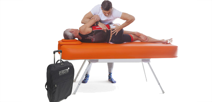 Hier sehen Sie das Produkt Nubis XL - tragbare, extralange Physiotherapie-Liege aus der Kategorie Mobile Liegen. Ein Artikel erhältlich bei MTR Equipments.