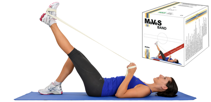 Hier sehen Sie das Produkt MoVeS Band, 45.5 m, beige - extra dünn aus der Kategorie Gymnastik & Freies Training. Ein Artikel erhältlich bei MTR Equipments.