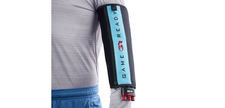 Hier sehen Sie das Produkt Game Ready - Manschette Arm, gerade aus der Kategorie Game Ready - Kälte-Wärme-Kontrast-Kompression.