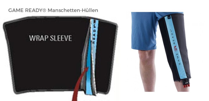 Hier sehen Sie das Produkt Game Ready - Manschetten-Hülle Knie, gerade aus der Kategorie Kältetherapie. Ein Artikel erhältlich bei MTR Equipments.