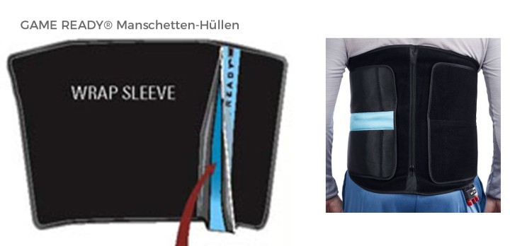 Hier sehen Sie das Produkt Game Ready - Manschetten-Hülle Rücken aus der Kategorie Kältetherapie. Ein Artikel erhältlich bei MTR Equipments.