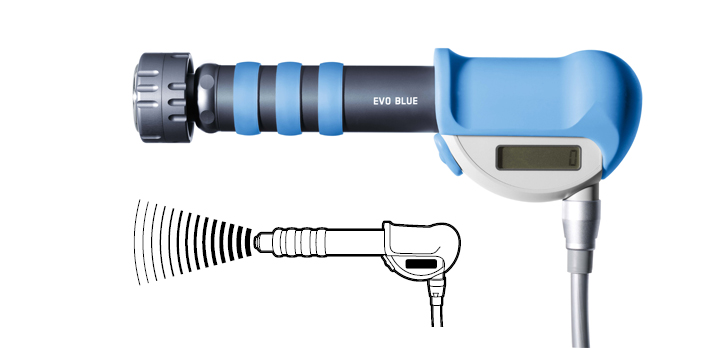 Hier sehen Sie das Produkt Swiss DolorClast - Handstück-Set EVO Blue aus der Kategorie . Ein Artikel erhältlich bei MTR Equipments.