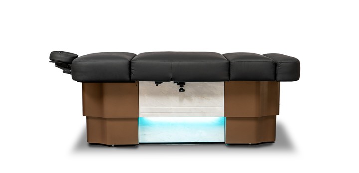 Hier sehen Sie das ZenFusion Flow-System, eine Wellnessmassageliege mit integriertem Head Spa und Foot Spa aus der Kategorie Spa/Spezialliegen. Ein Produkt aus dem MTR Equipments Online Shop.