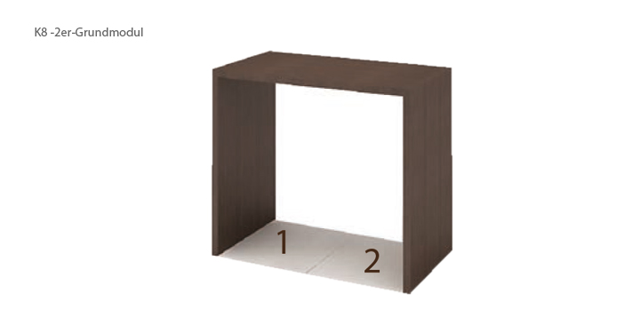 Hier sehen Sie das Produkt K8 Sideboard mit 2 Modulen aus der Kategorie Möbel-Kombinationen. Ein Artikel erhältlich bei MTR Equipments.